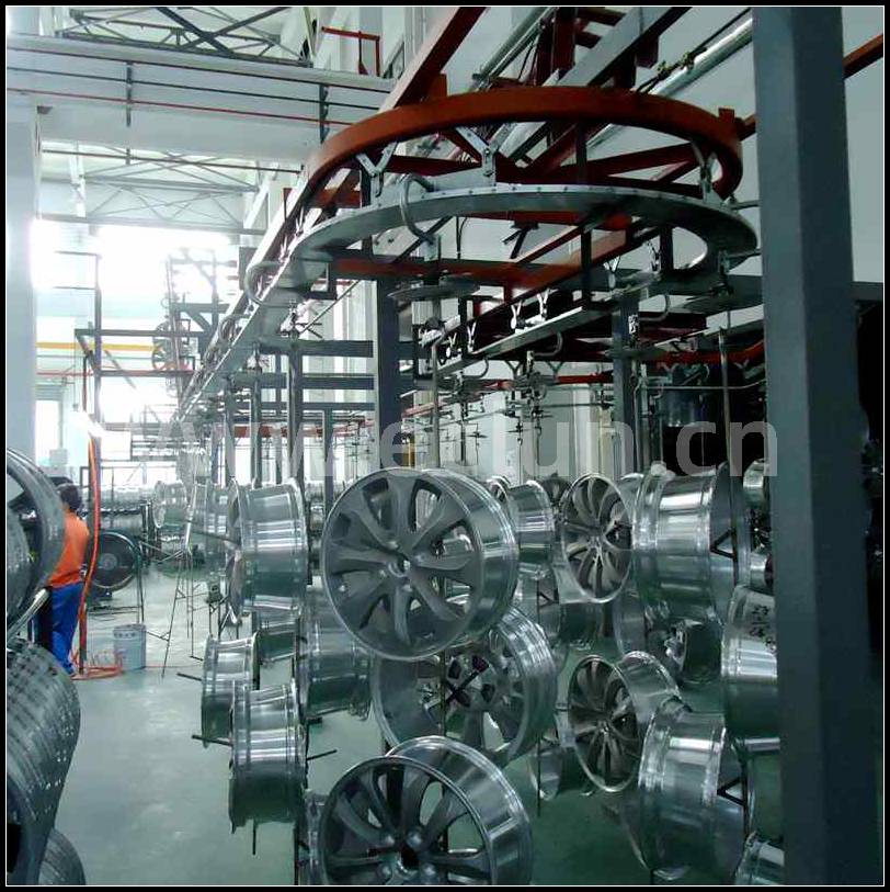 悬挂输送流水线