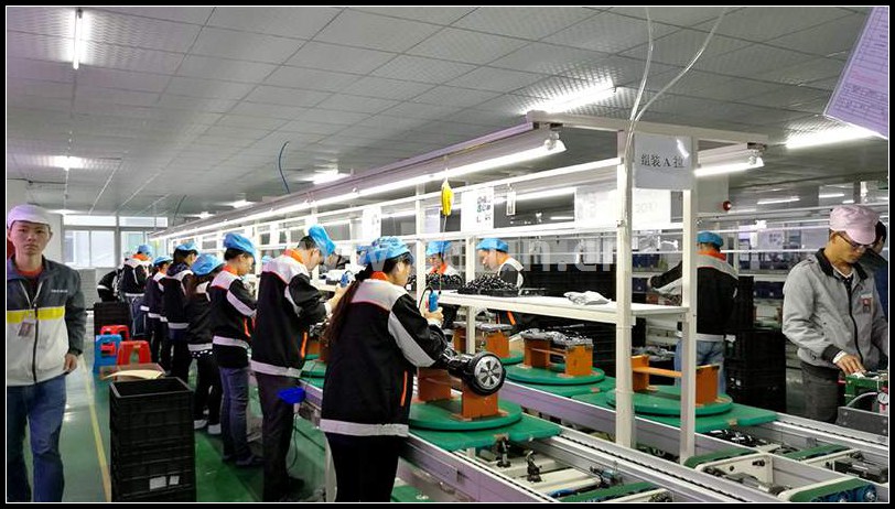 北京平衡车生产线